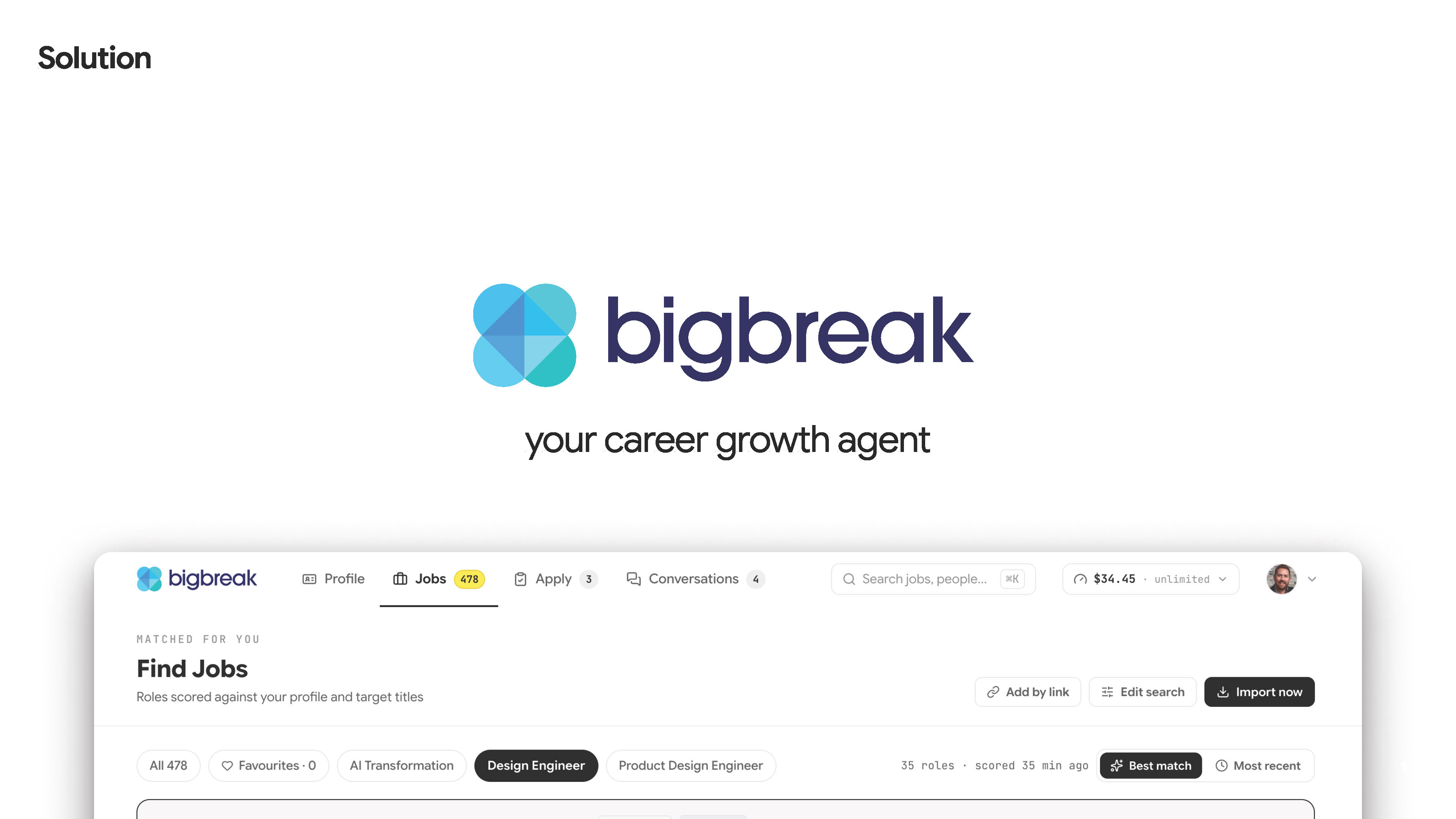BigBreak is your career growth agent