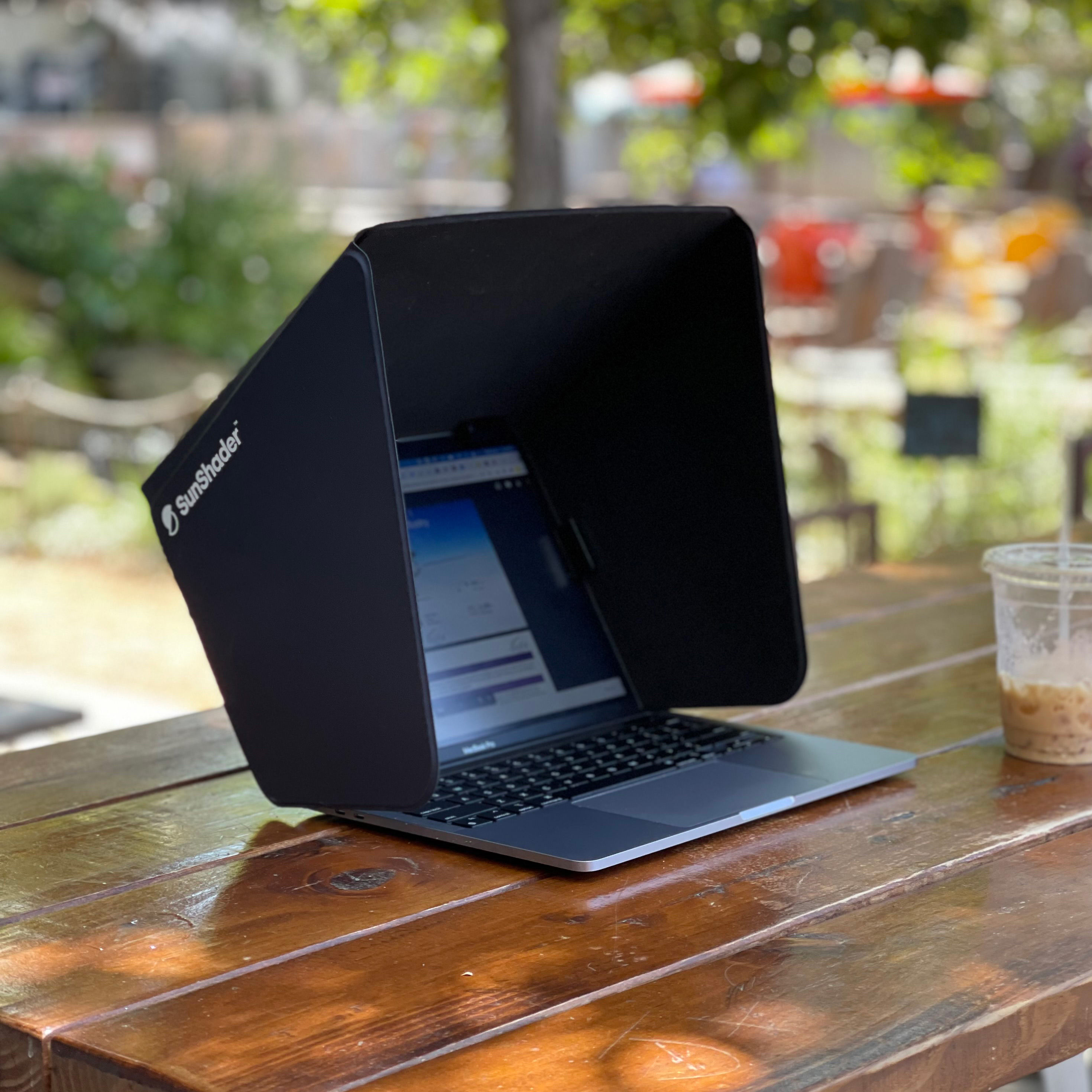 SunShader Coffee Shop Laptop Shade